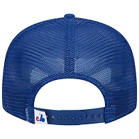 Casquette Snapback 9FIFTY Team Color Trucker Collection Cooperstown Expos de Montréal Royal New Era pour homme