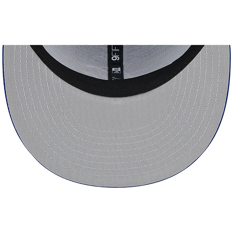 Casquette Snapback 9FIFTY Team Color Trucker Collection Cooperstown Expos de Montréal Royal New Era pour homme