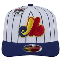Men's New Era White/Royal Montreal Expos 2024 Big League Chew Original 9SEVENTY Adjustable Hat