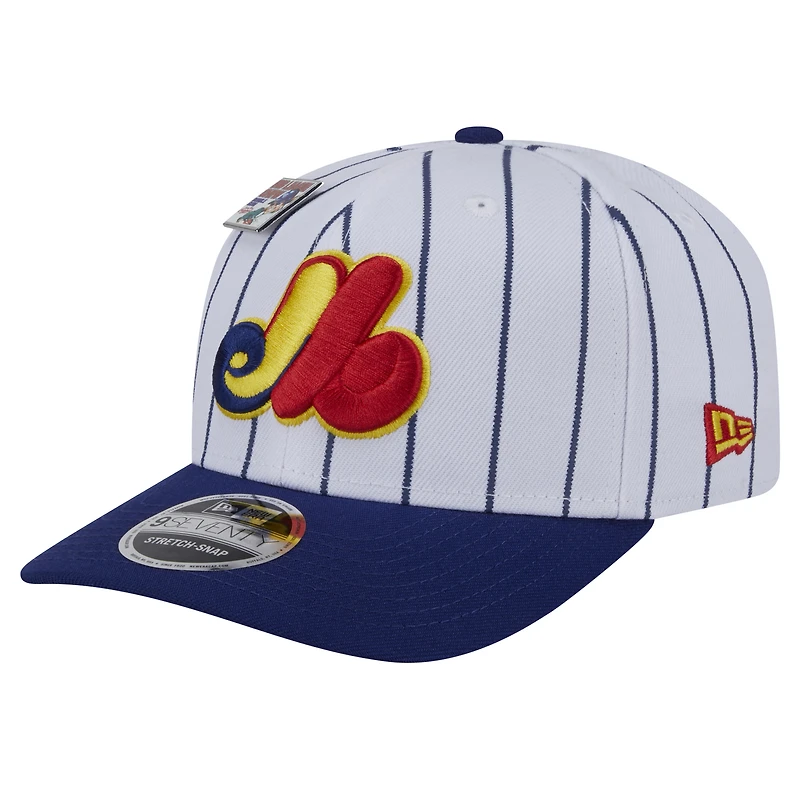 Men's New Era White/Royal Montreal Expos 2024 Big League Chew Original 9SEVENTY Adjustable Hat