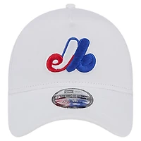 Casquette réglable TC A-Frame 9FORTY des Expos de Montréal New Era blanche pour hommes