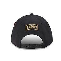 Men's New Era x Alpha Industries  Black Montreal Expos A-Frame 9FORTY Adjustable Hat