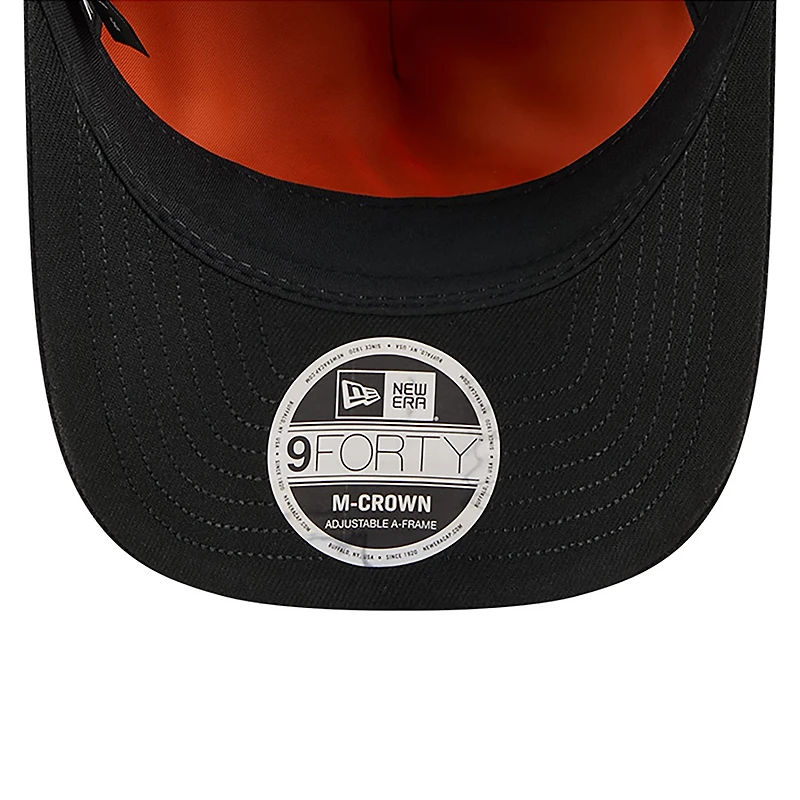 Men's New Era x Alpha Industries  Black Montreal Expos A-Frame 9FORTY Adjustable Hat