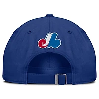 Casquette ajustable Nike bleue des Expos de Montréal pour homme