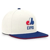 Men's Nike Cream/Blue Montreal Expos Cooperstown Pro Dri-FIT Snapback Hat