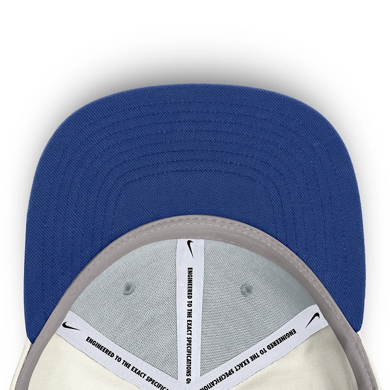 Men's Nike Cream/Blue Montreal Expos Cooperstown Pro Dri-FIT Snapback Hat