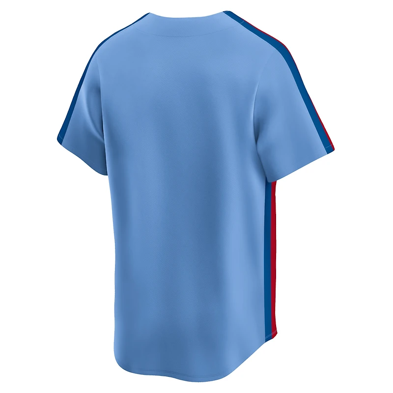 Maillot Nike bleu clair pour homme des Expos de Montréal, édition limitée Cooperstown