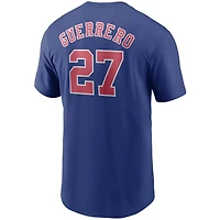 Men's Nike Vladimir Guerrero Blue Montreal Expos Cooperstown Collection Name & Number T-Shirt