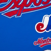 T-shirt classique rétro Pro Standard bleu des Expos de Montréal pour hommes, collection Cooperstown