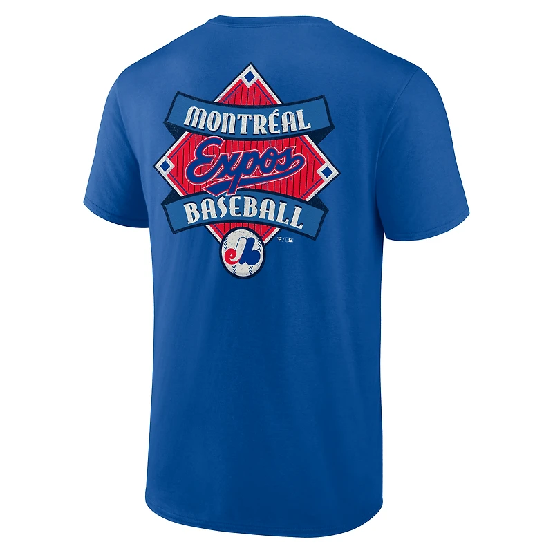 Men's  Royal Montreal Expos Cooperstown Collection Field Play T-Shirt