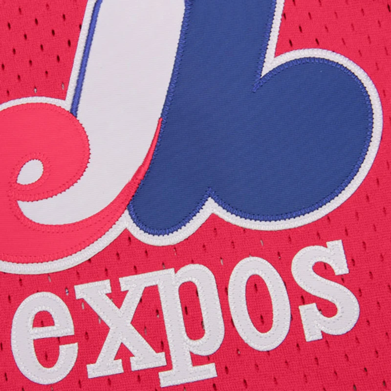 Tim Raines Expos de Montréal Chandail d'entraînement au bâton Mitchell & Ness - Rouge