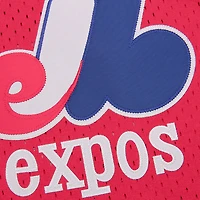 Tim Raines Expos de Montréal Chandail d'entraînement au bâton Mitchell & Ness - Rouge