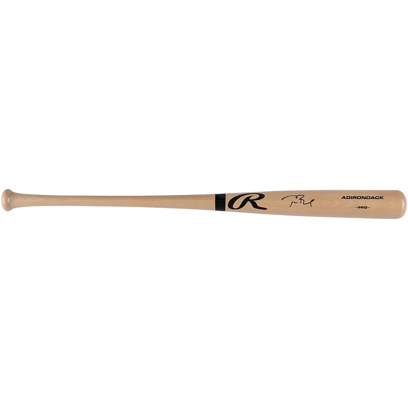 Tom Brady, Expos de Montréal, batteur Rawlings Pro Blonde autographié