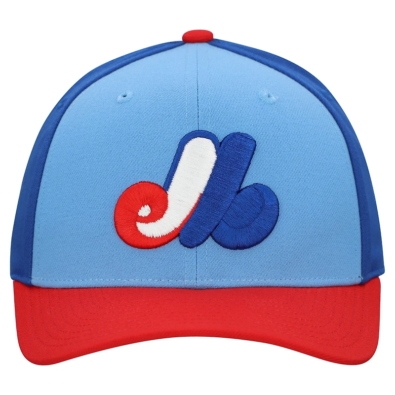 Unisex Mitchell & Ness  Blue Montreal Expos Basic Coop Pro Adjustable Hat