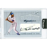 Carte autographiée de Vladimir Guerrero (Expos de Montréal) 2002 Donruss Leaf Clubhouse Signatures #NNO #5/25