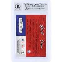 Carte autographiée de Vladimir Guerrero (Expos de Montréal), série Donruss Studio Spirit of the Game 2003, numéro SG-29/1250, authentifiée par Beckett Fanatics Witnessed.