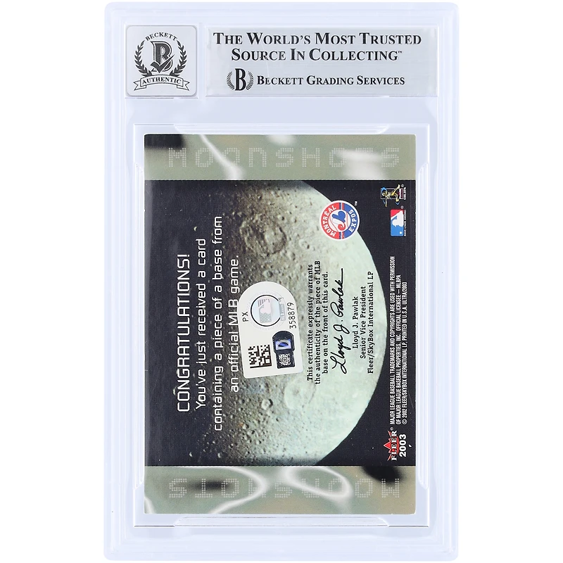 Vladimir Guerrero Montreal Expos Autographed 2003 Fleer Ultra Moonshots Relic #MSVG Beckett Fanatics Witnessed Authenticated 10 Card
