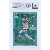 Vladimir Guerrero Montreal Expos Autographed 2004 Donruss Elite Passing the Torch Green #PT-8 #/500 Beckett Fanatics Witnessed Authenticated 10 Card