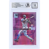 Vladimir Guerrero Montreal Expos Autographed 2004 Donruss Elite Passing the Torch #PT-8 #/ Beckett Fanatics Witnessed Authenticated 10 Card