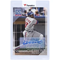 Carte autographiée Topps 150 Years of Baseball 2019 #150-83 #3/10 des Expos de Montréal par Vladimir Guerrero