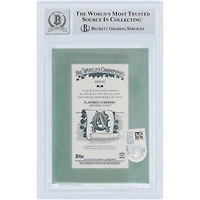 Vladimir Guerrero Montreal Expos Autographed 2021 Topps Allen & Ginter Mini Frame GU Relic #MFG-VG Beckett Fanatics Witnessed Authenticated 9/10 Card