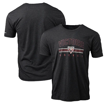Unisex Black Montreal Victoire Tri-Blend T-Shirt