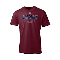 Unisex Maroon Montreal Victoire Graphic T-Shirt
