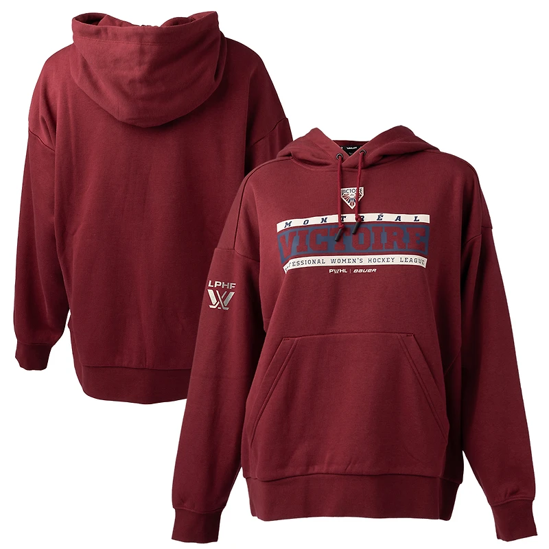 Women's Maroon Montreal Victoire Ultimate Hoodie