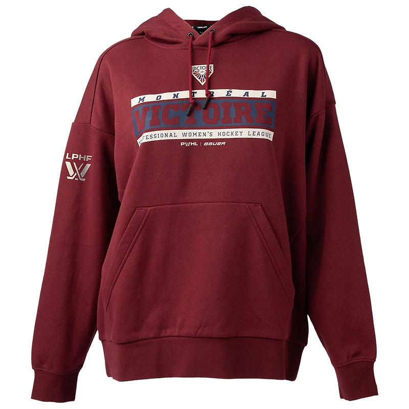 Women's Maroon Montreal Victoire Ultimate Hoodie