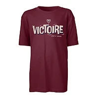 Youth Maroon Montreal Victoire Graphic T-Shirt