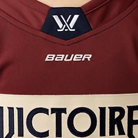 Maillot de hockey réplique rouge pour jeunes l'équipe Montréal Victoire