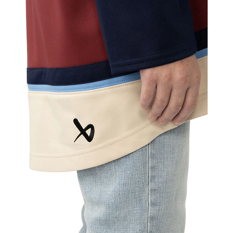 Maillot de hockey réplique rouge pour jeunes l'équipe Montréal Victoire