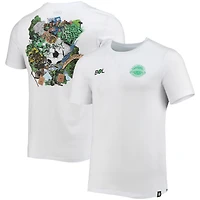 Men's White Montserrat National Team Volcano T-Shirt