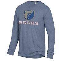 Men's Alternative Apparel Heathered Navy Morgan State Bears Keeper Long Sleeve T-Shirt