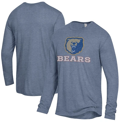 Men's Alternative Apparel Heathered Navy Morgan State Bears Keeper Long Sleeve T-Shirt