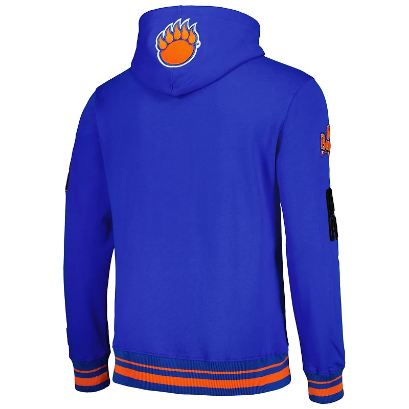 Men's Pro Standard Royal Morgan State Bears Homecoming Ribbed Fleece Pullover Hoodie