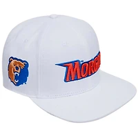 Casquette Snapback en laine blanche Pro Standard pour homme des Bears de Morgan State