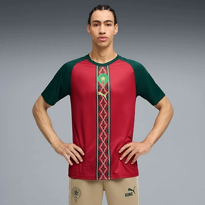 Men's Puma Crimson Morocco National Team 2026 Pre-Match Top