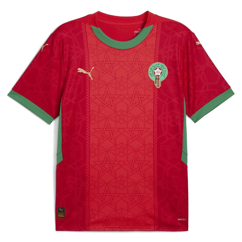 Men's Puma Red Morocco National Team 2025 Home Replica Jersey