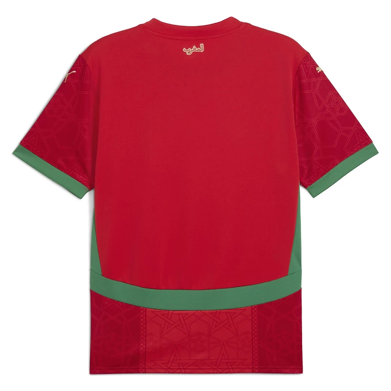 Men's Puma Red Morocco National Team 2025 Home Replica Jersey
