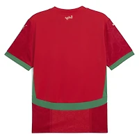 Men's Puma Red Morocco National Team 2025 Home Replica Jersey