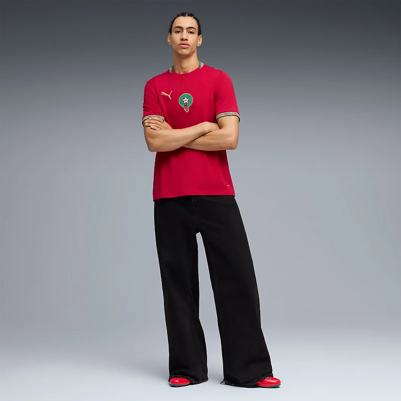 Men's Puma  Red Morocco National Team 2026 Home Replica Jersey