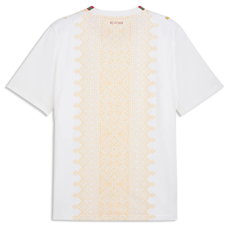 Men's Puma White Morocco National Team 2026 Away Replica Jersey