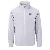 Men's Cutter & Buck  Gray MTSU Blue Raiders Big Tall Charter Eco Knit Recycled Full-Zip Jacket