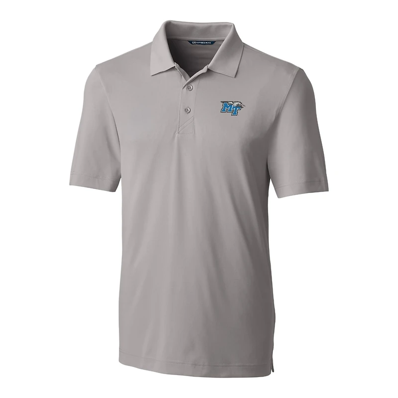 Men's Cutter & Buck Gray MTSU Blue Raiders Big Tall Forge Stretch Polo