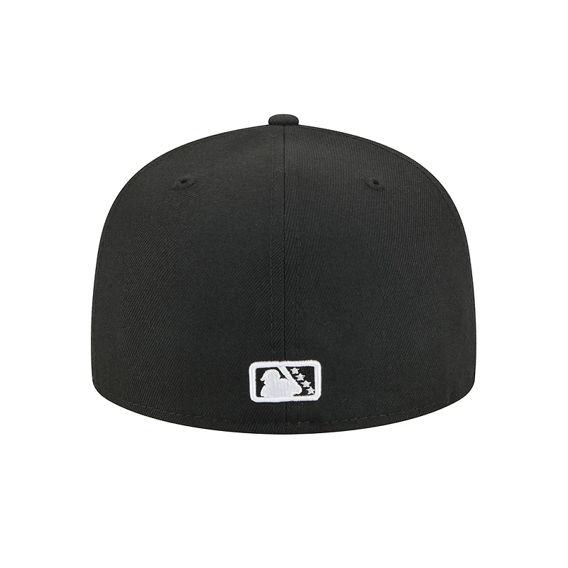Men's New Era Black Myrtle Beach Pelicans Theme Nights 59FIFTY Fitted Hat