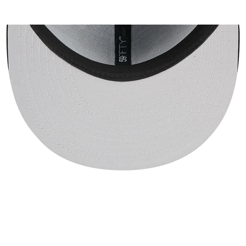 Casquette ajustée 59FIFTY pour homme New Era Black Myrtle Beach Pelicans Theme Nights