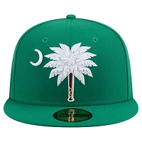 Casquette ajustée 59FIFTY pour homme New Era, thème Myrtle Beach Pelicans, verte