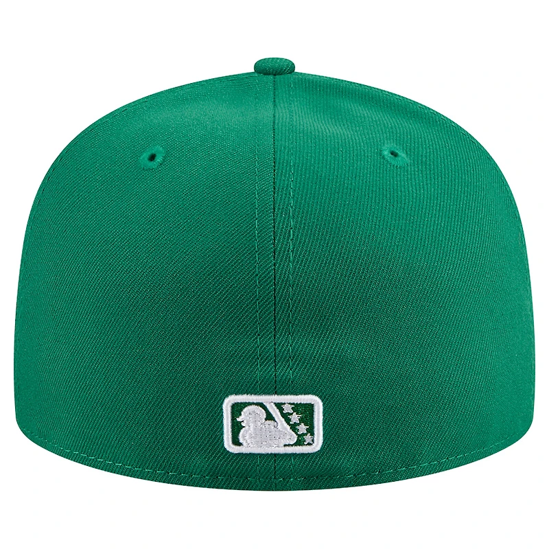 Casquette ajustée 59FIFTY pour homme New Era, thème Myrtle Beach Pelicans, verte