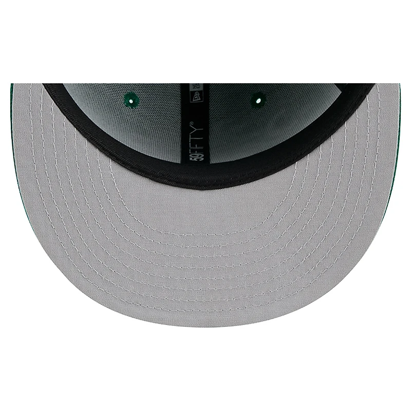 Casquette ajustée 59FIFTY pour homme New Era, thème Myrtle Beach Pelicans, verte